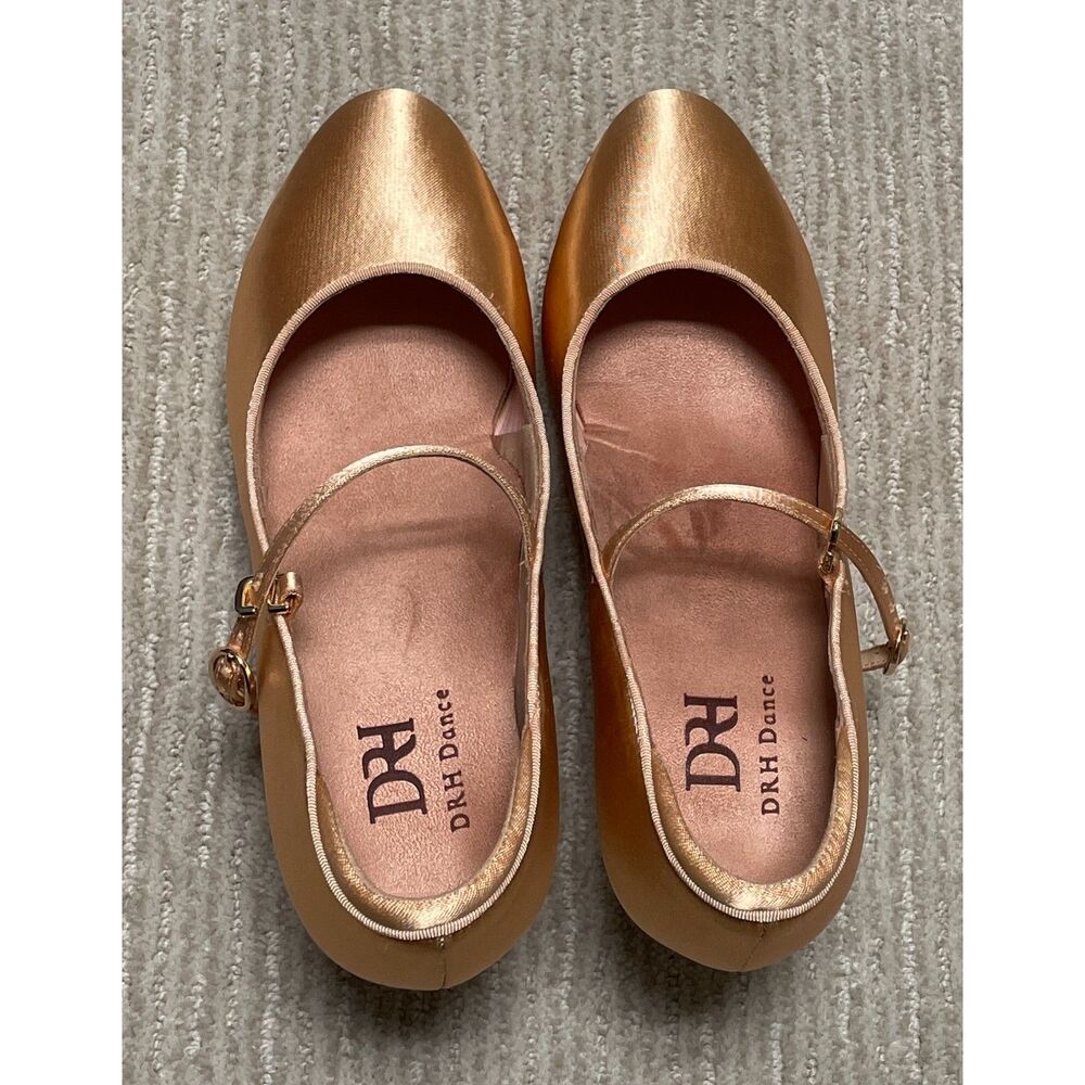 Women's Ballroom Dance Shoes US 7.5 UK 5 Wide 2'' heels